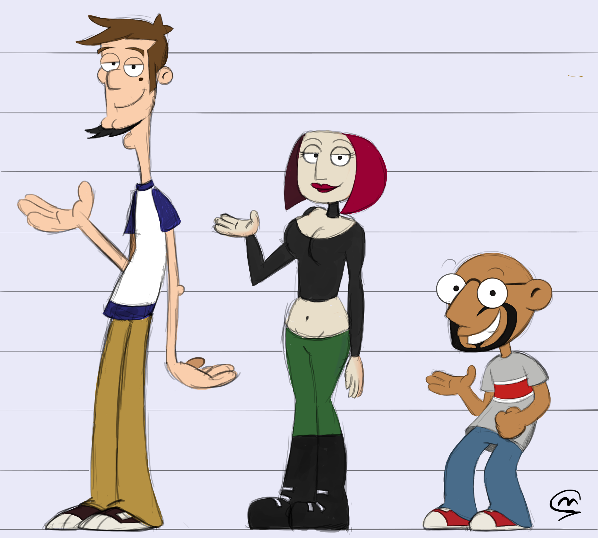 OMG GUYS!!! THEY JUST RELEASED OFFICIAL CONCEPT ART OF THE CLONE HIGH