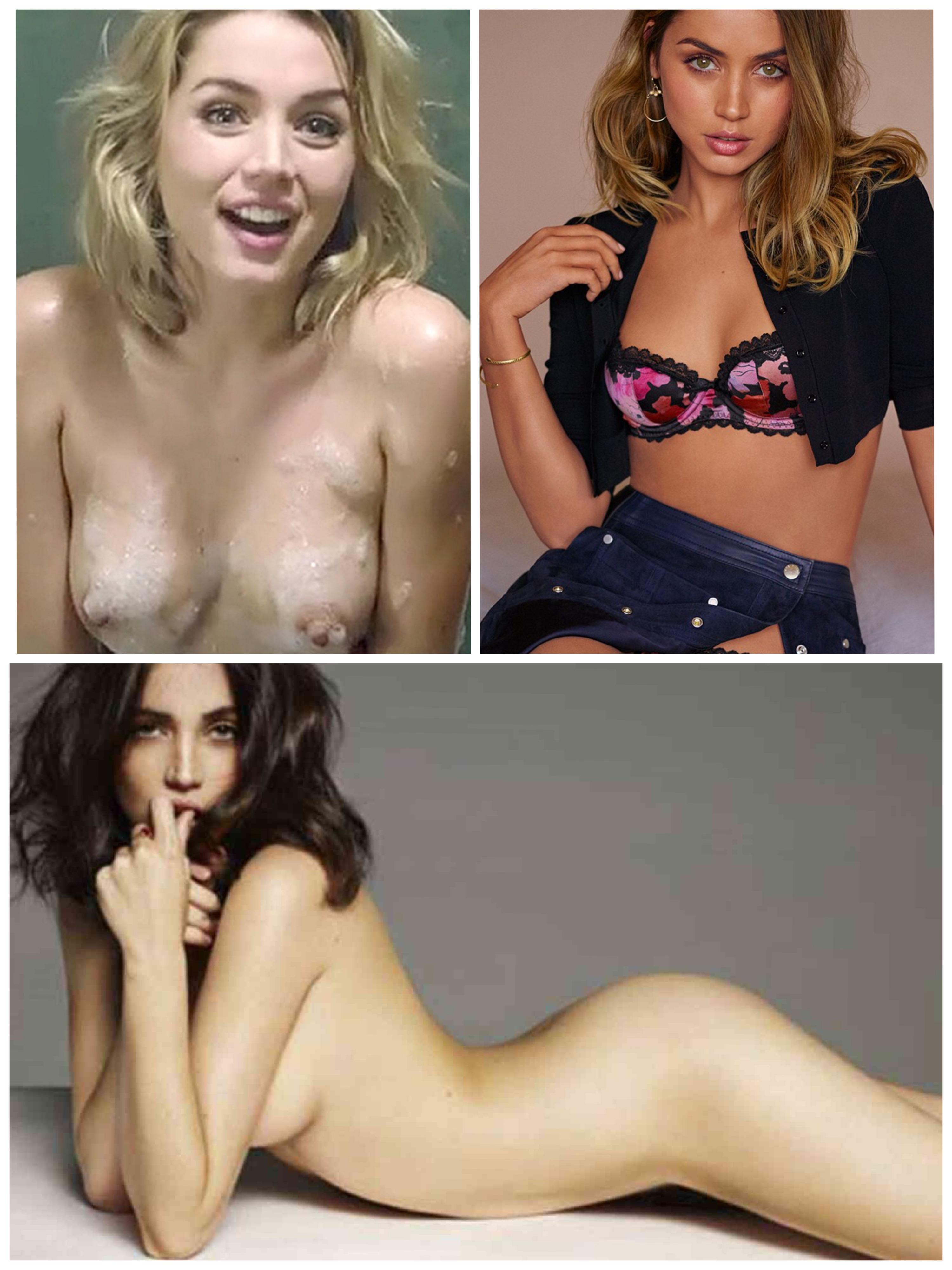 Ana De Armas revealing and concealing in equal measure