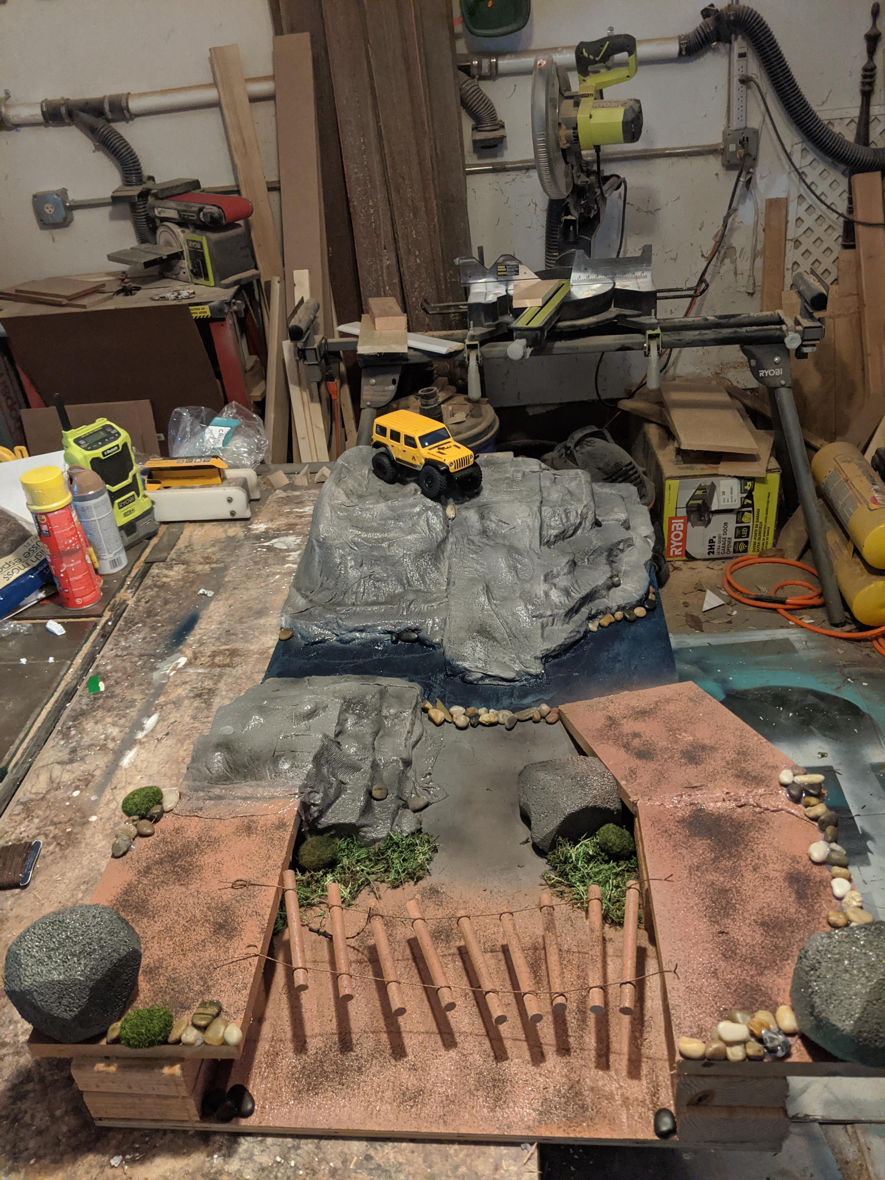 One day build rock crawling course. Still working on the details but it