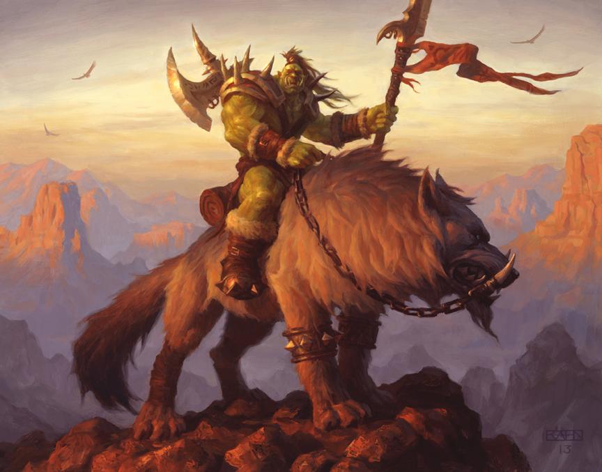 Orc Raider by Chris Rahn | Scrolller