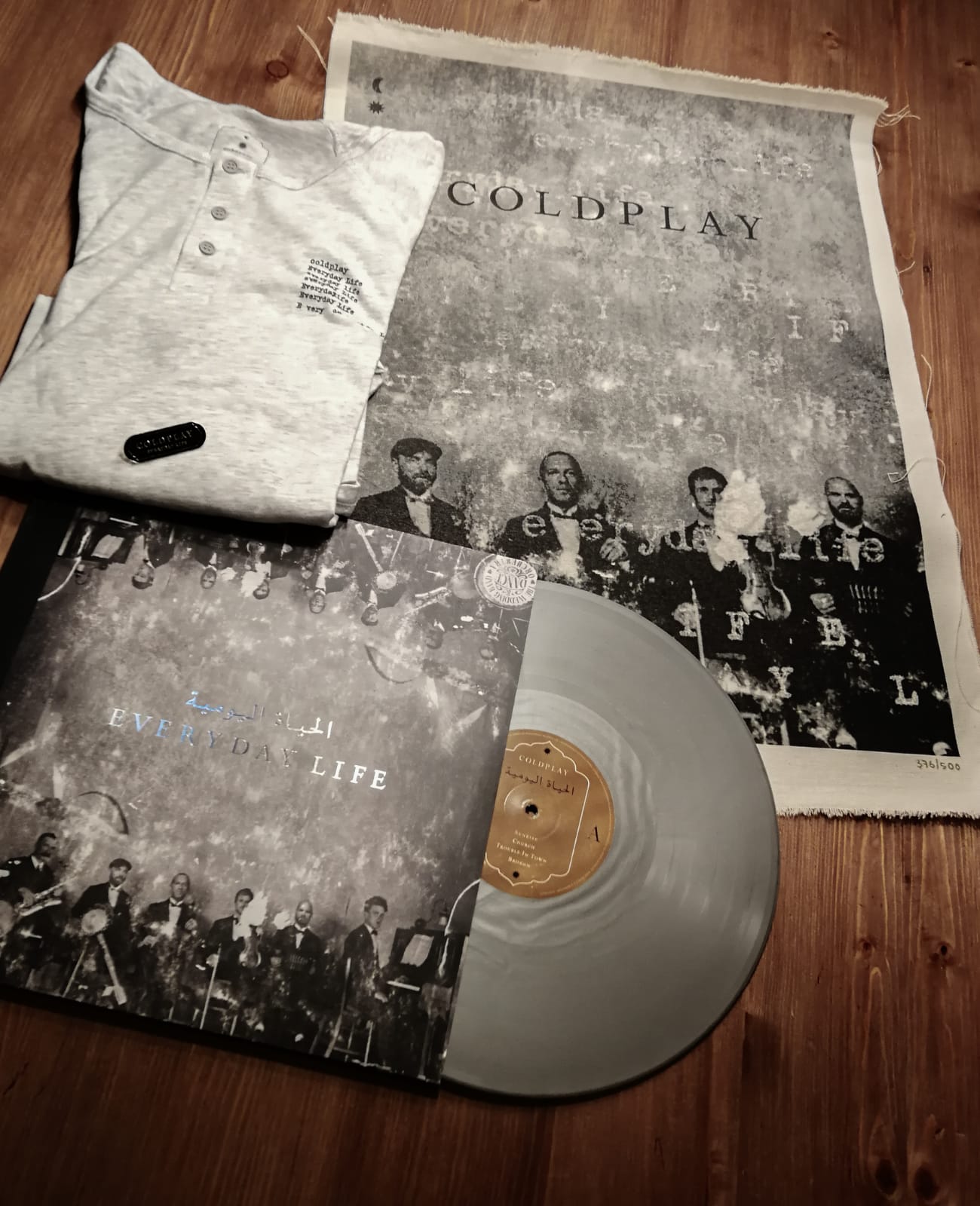 Order from the Coldplay store was delivered today! Scrolller