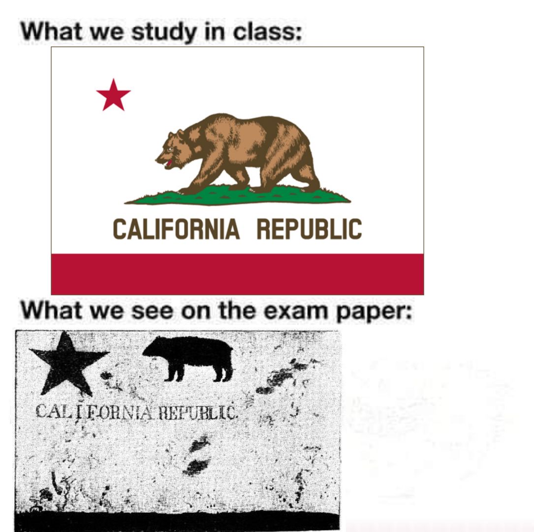 Original meme about the original California flag Scrolller