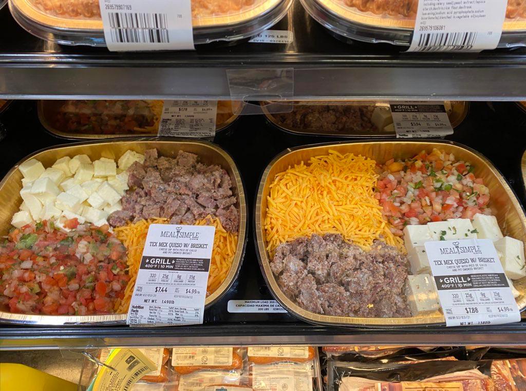 Our H‑E‑B now sells ready to cook brisket queso kits. Only in Texas