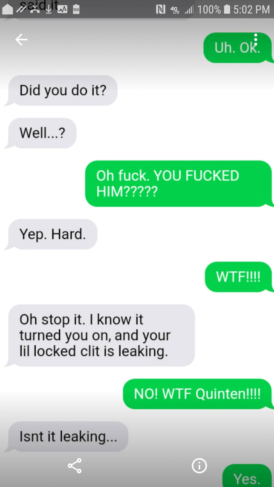 Part 2 of message, fag got from husband. | Scrolller