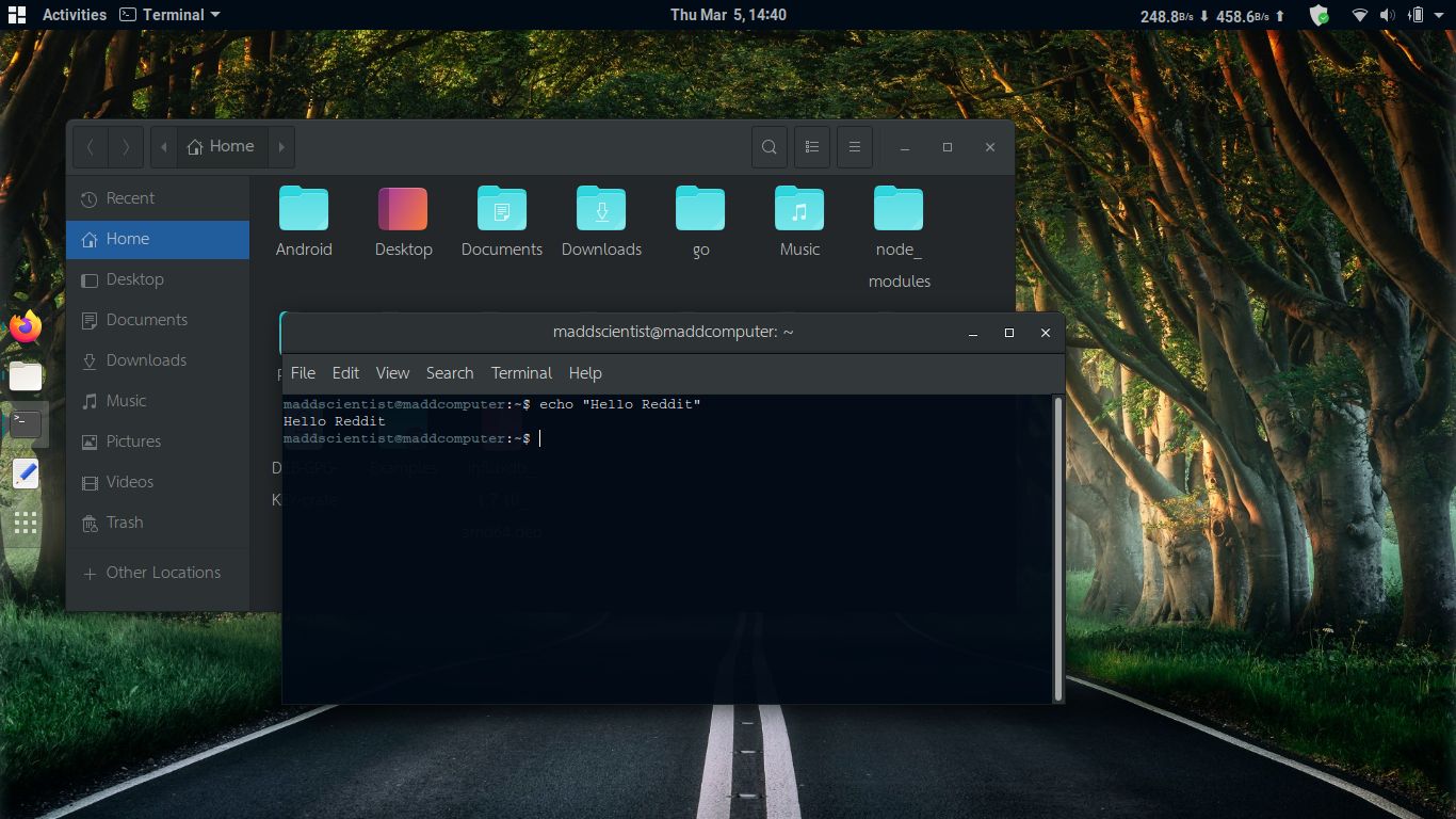 Physics undergraduate using Ubuntu 18.04 LTS on a $180 laptop. Works ...