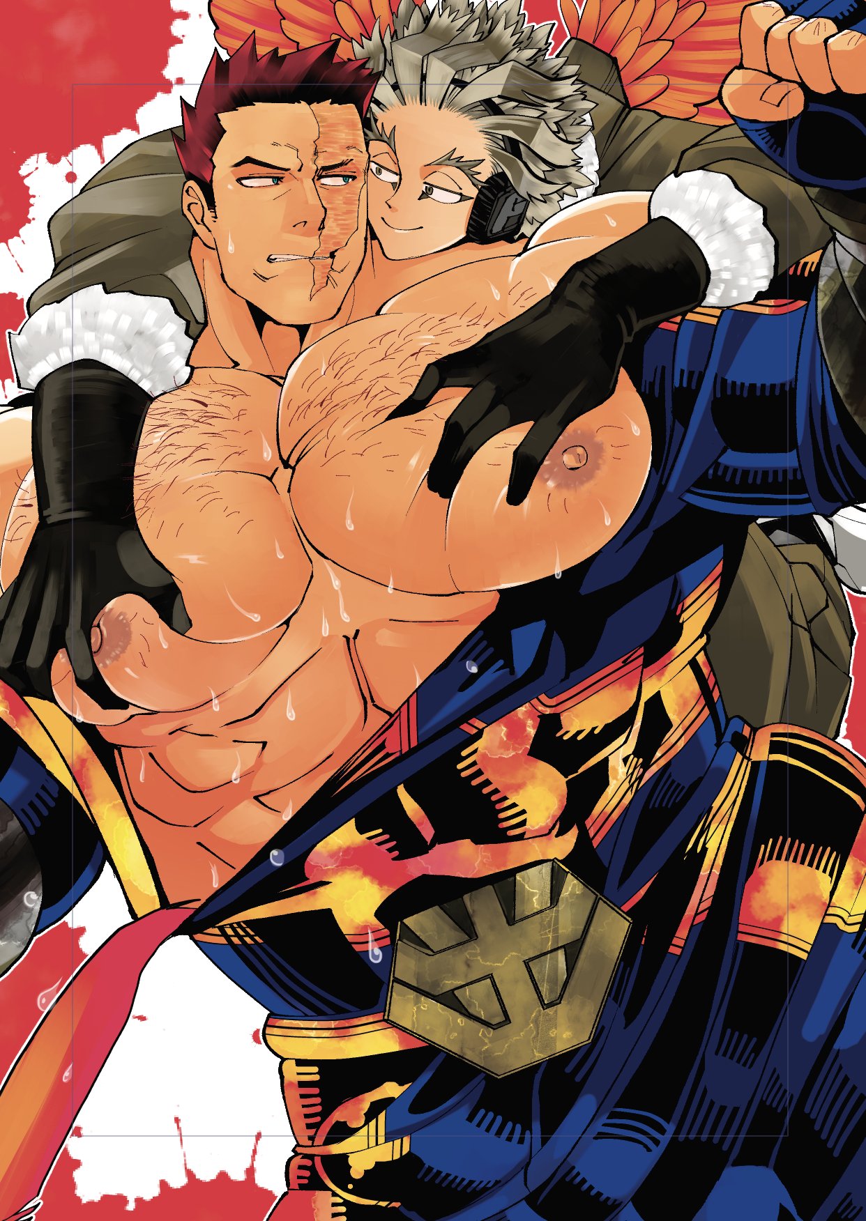 Playing with Endeavor's tiddies