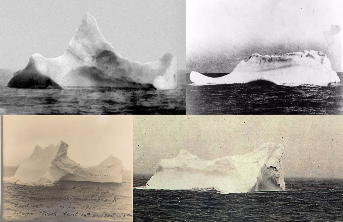 Possibly the Iceberg that sunk the Titanic, This Iceberg was reported ...
