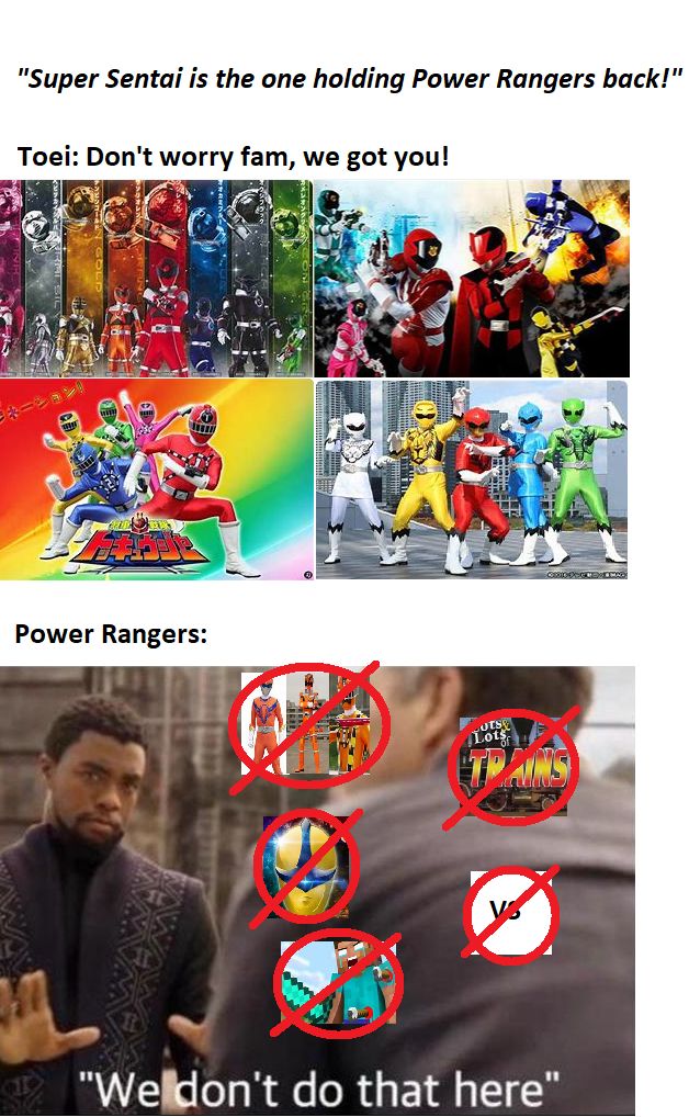 Power Rangers really do like making orange the but of the jokes ...