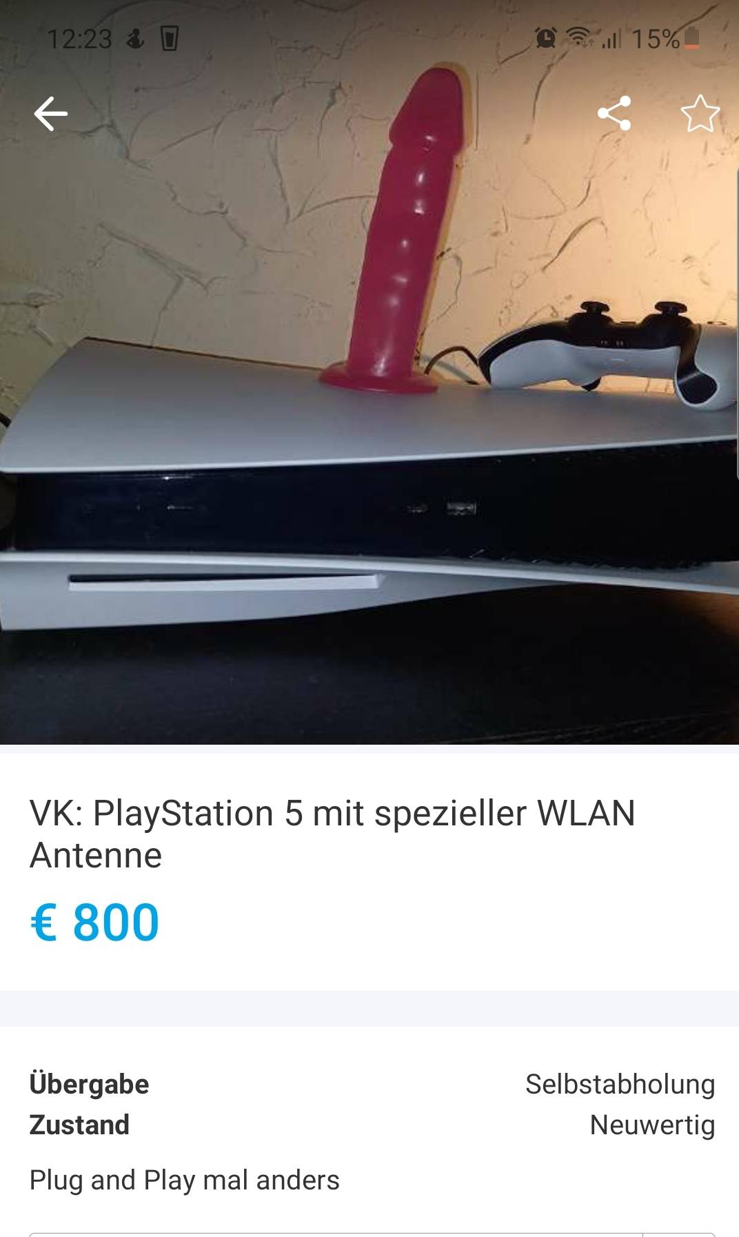 "PS5 mit spezieller WLAN Antenne" Scrolller