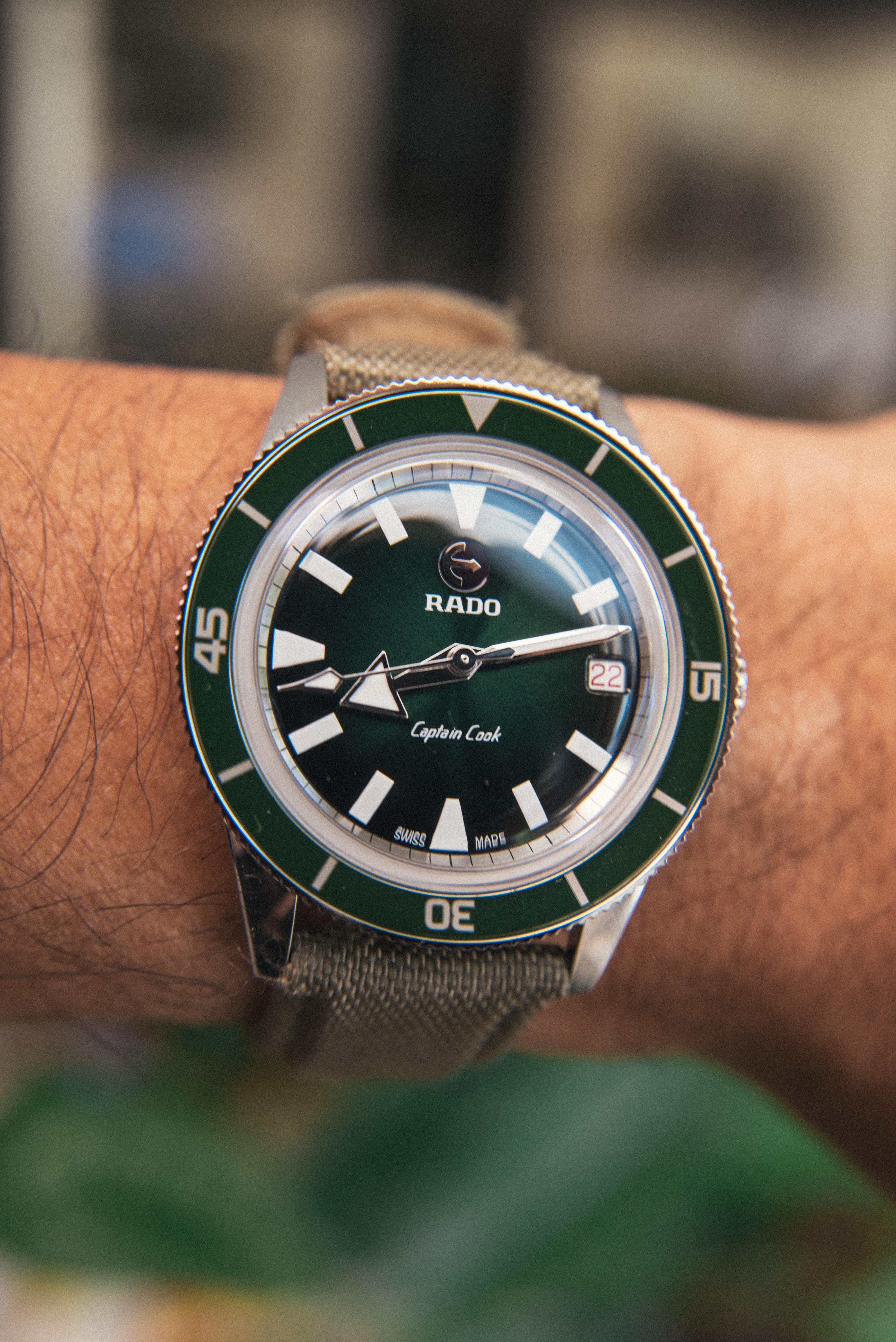 [Rado Captain Cook] Loving this Green | Scrolller