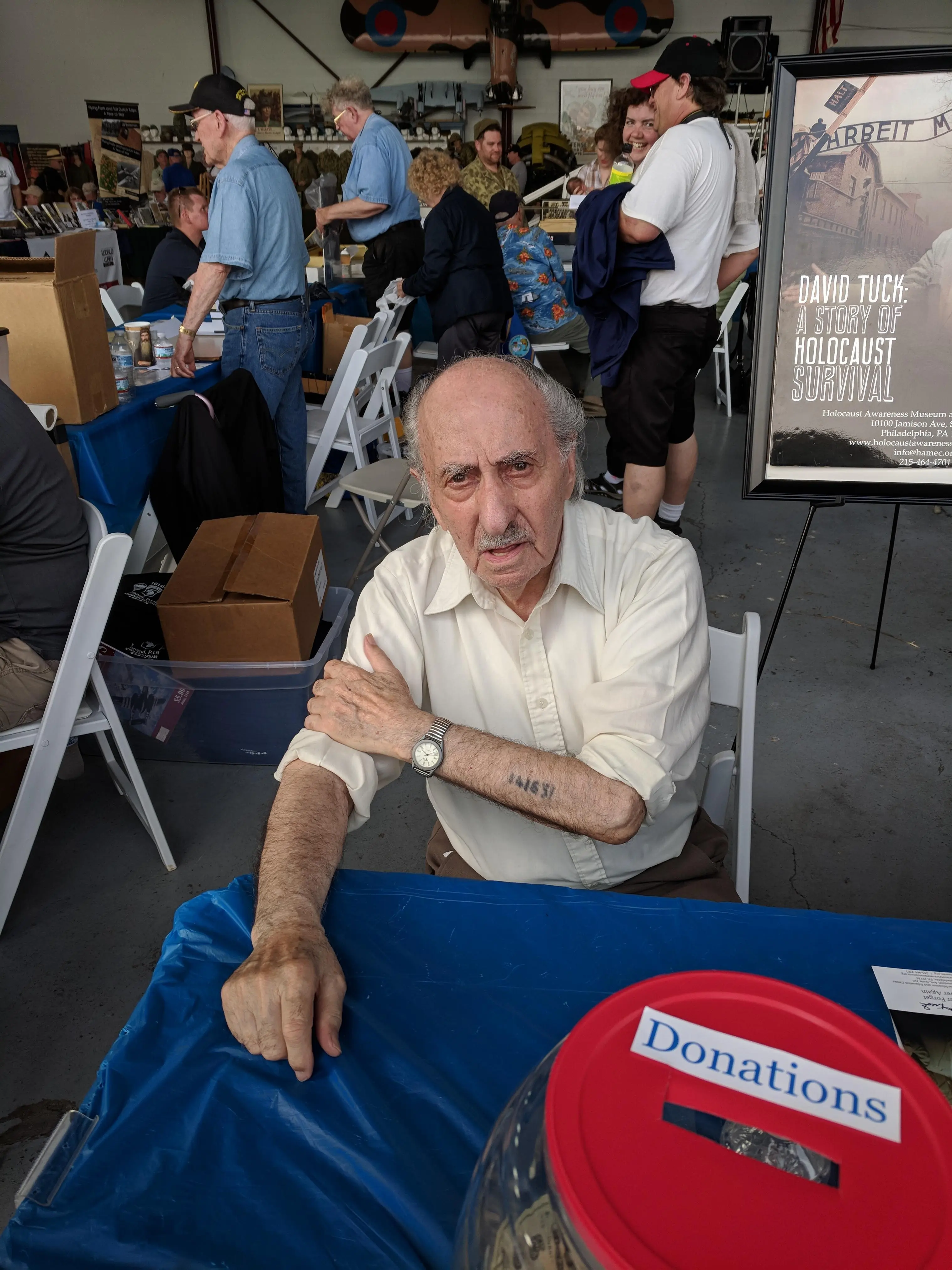 Recently met Mr. David Tuck at WW2 weekend in Reading, PA. He was 10 ...