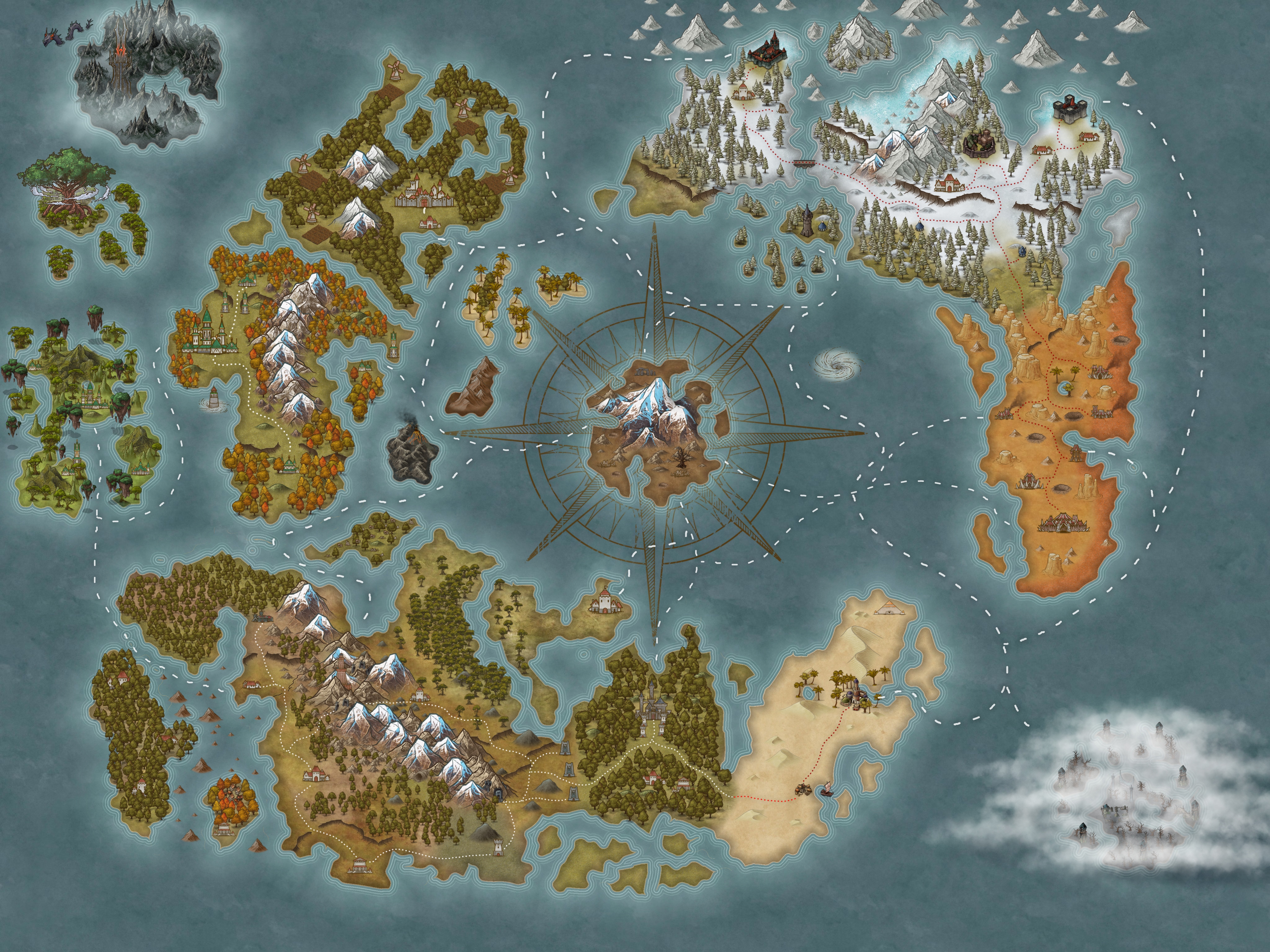 [Region Map] I made a map with Inkarnate! | Scrolller