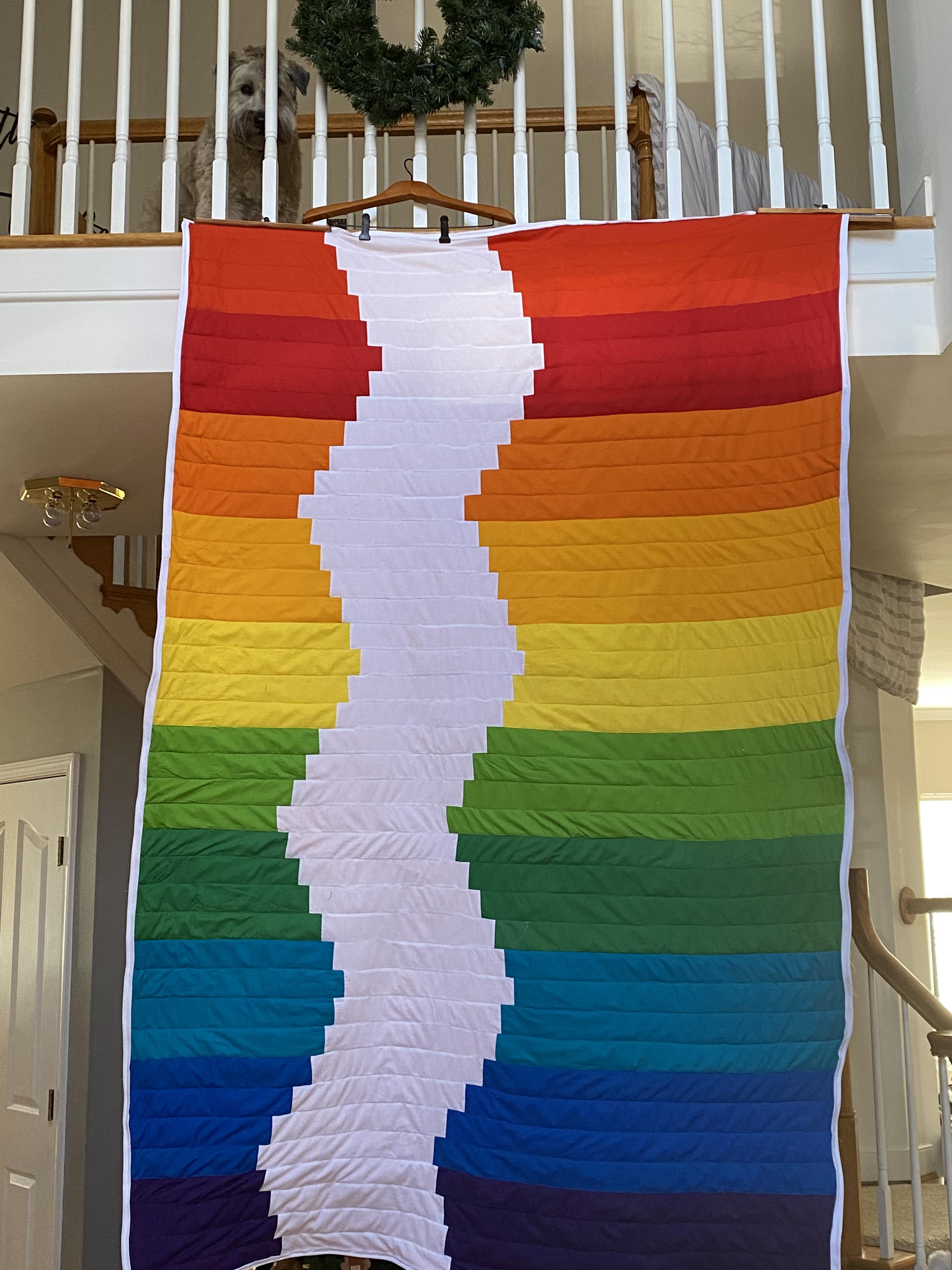 [riding the river rapids by KohatuPatterns] finished quilt! | Scrolller