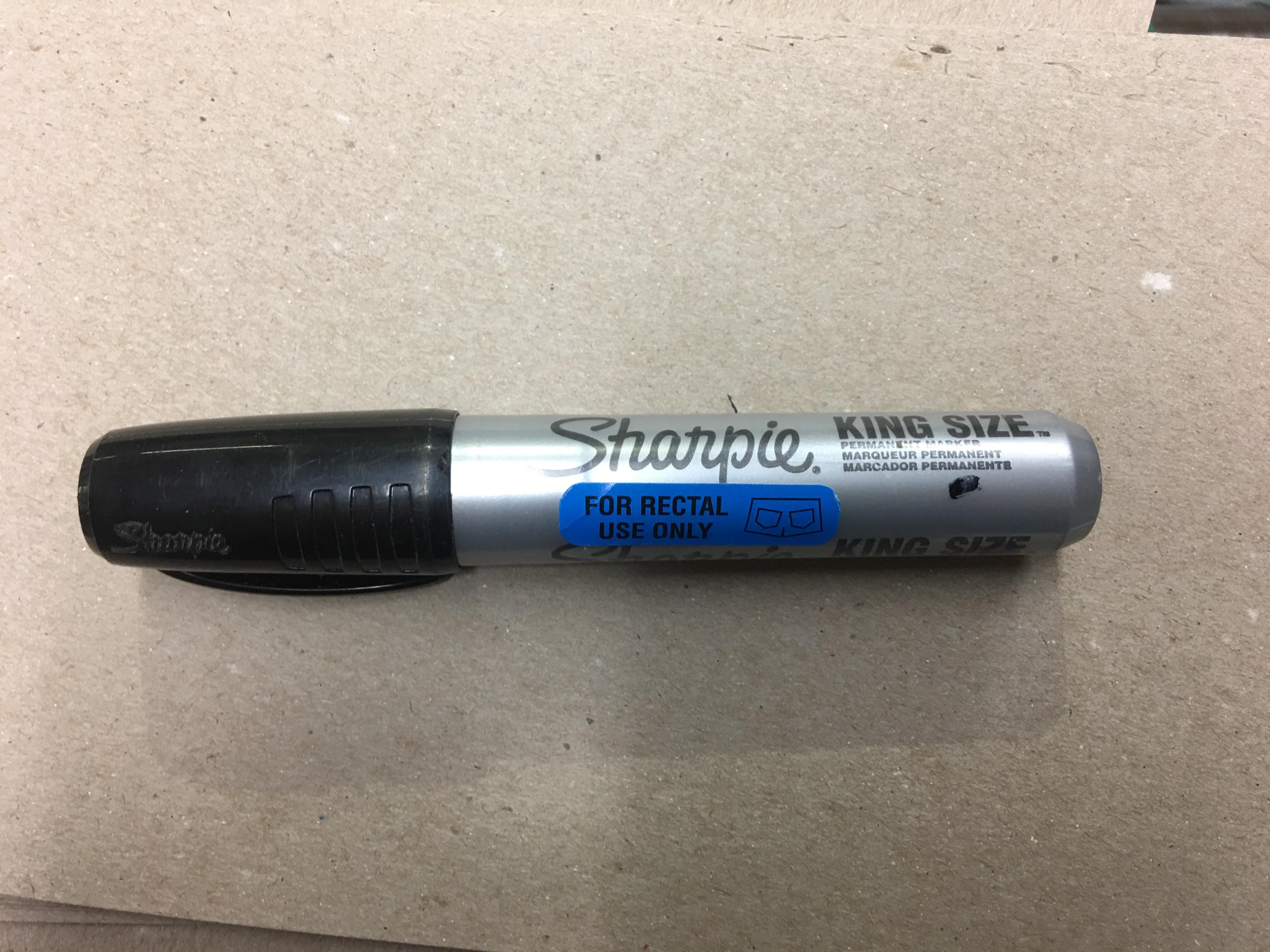 Right on the work sharpie. Scrolller