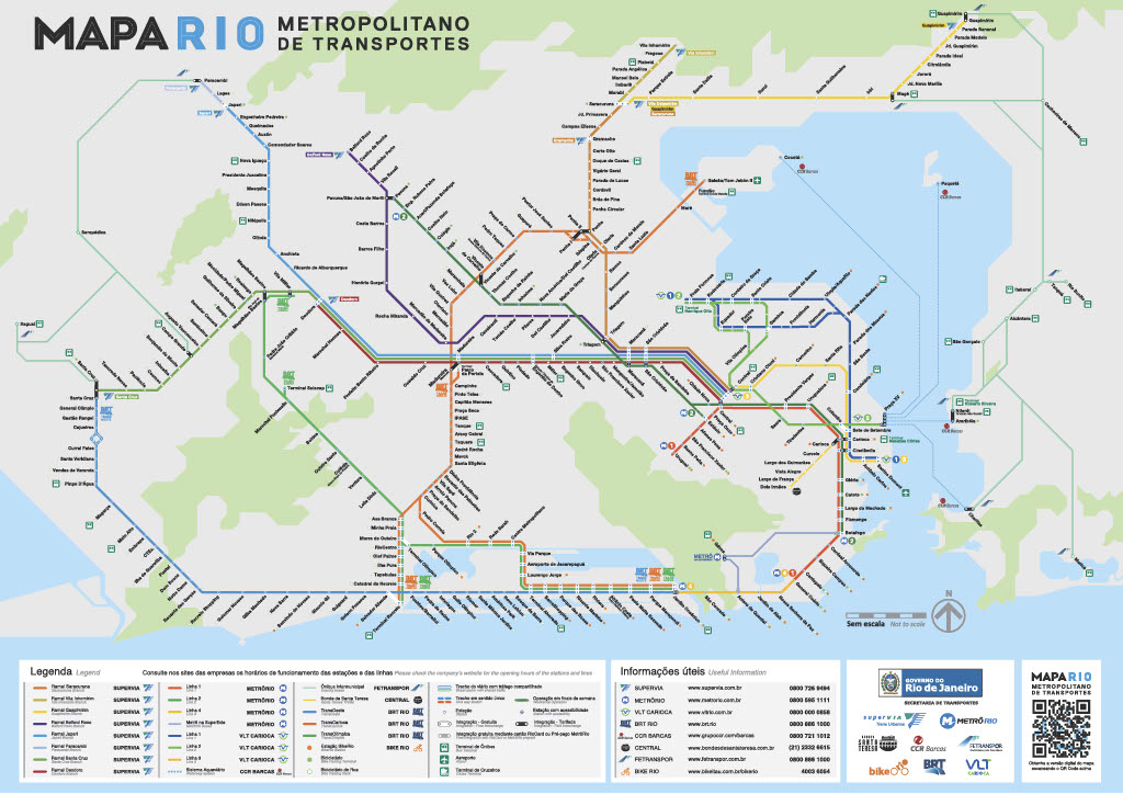 Rio de Janeiro Rapid Transit Map | Scrolller