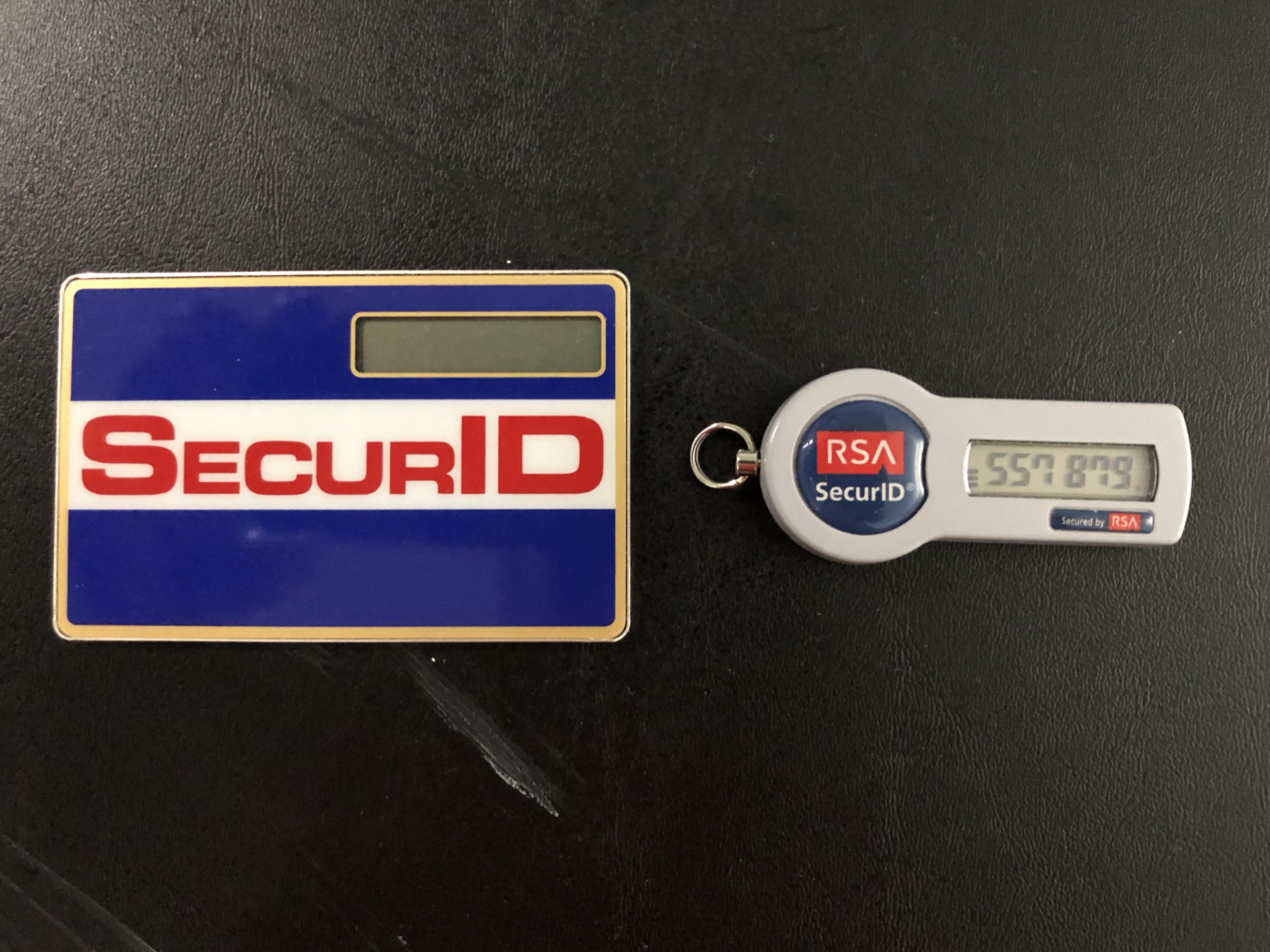RSA SecureID Token - Then and Now | Scrolller
