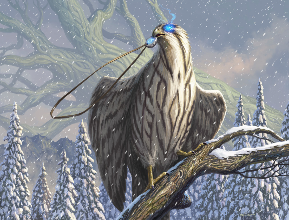 Runestone Falcon by Dan Scott | Scrolller