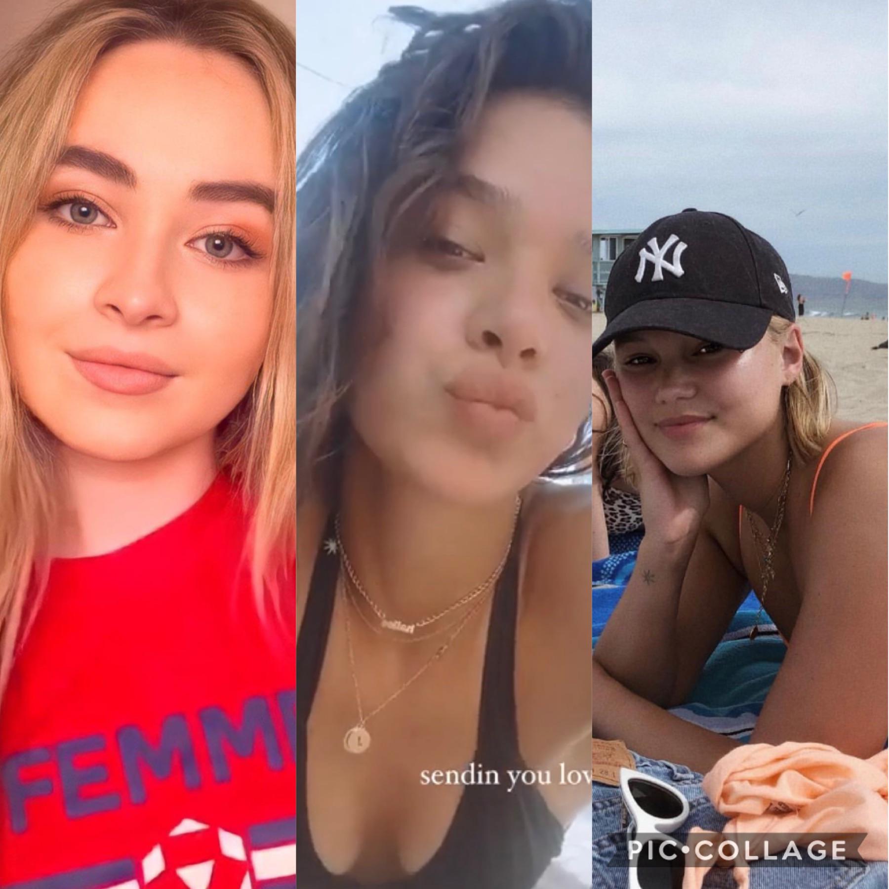 Sabrina Carpenter Hailee Steinfeld And Olivia Holt 1 Blows You In