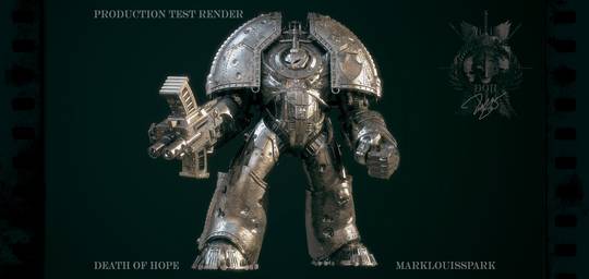 Saturnine Terminator test render by Mark Louis Spark
