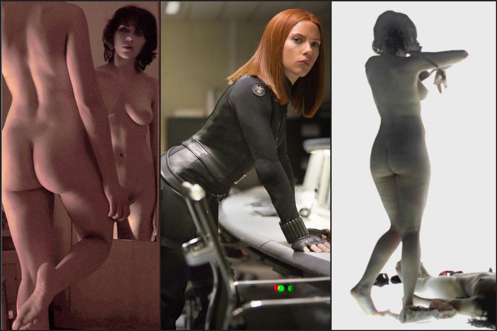 Scarlett Johansson aka Black Widow.