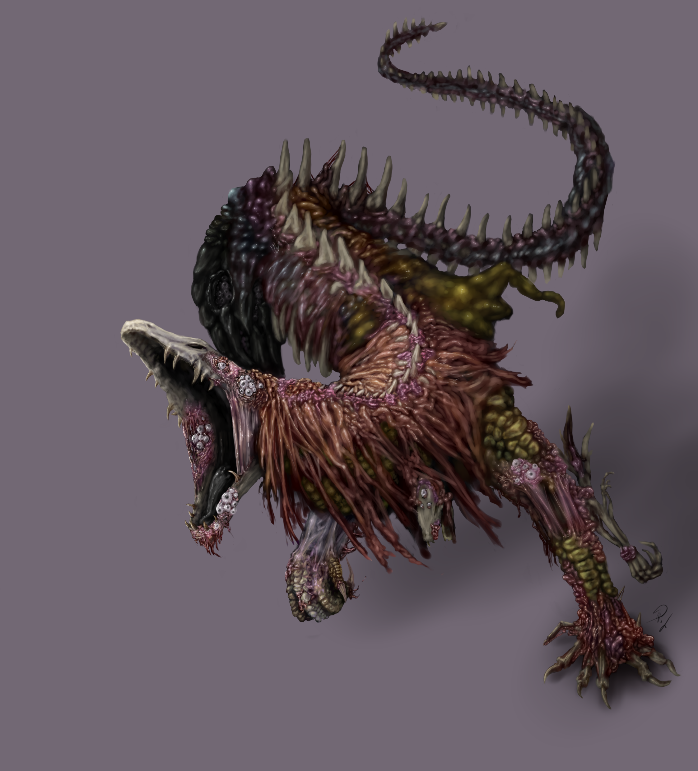 SCP 682/ Bloodborne Crossover inspired …