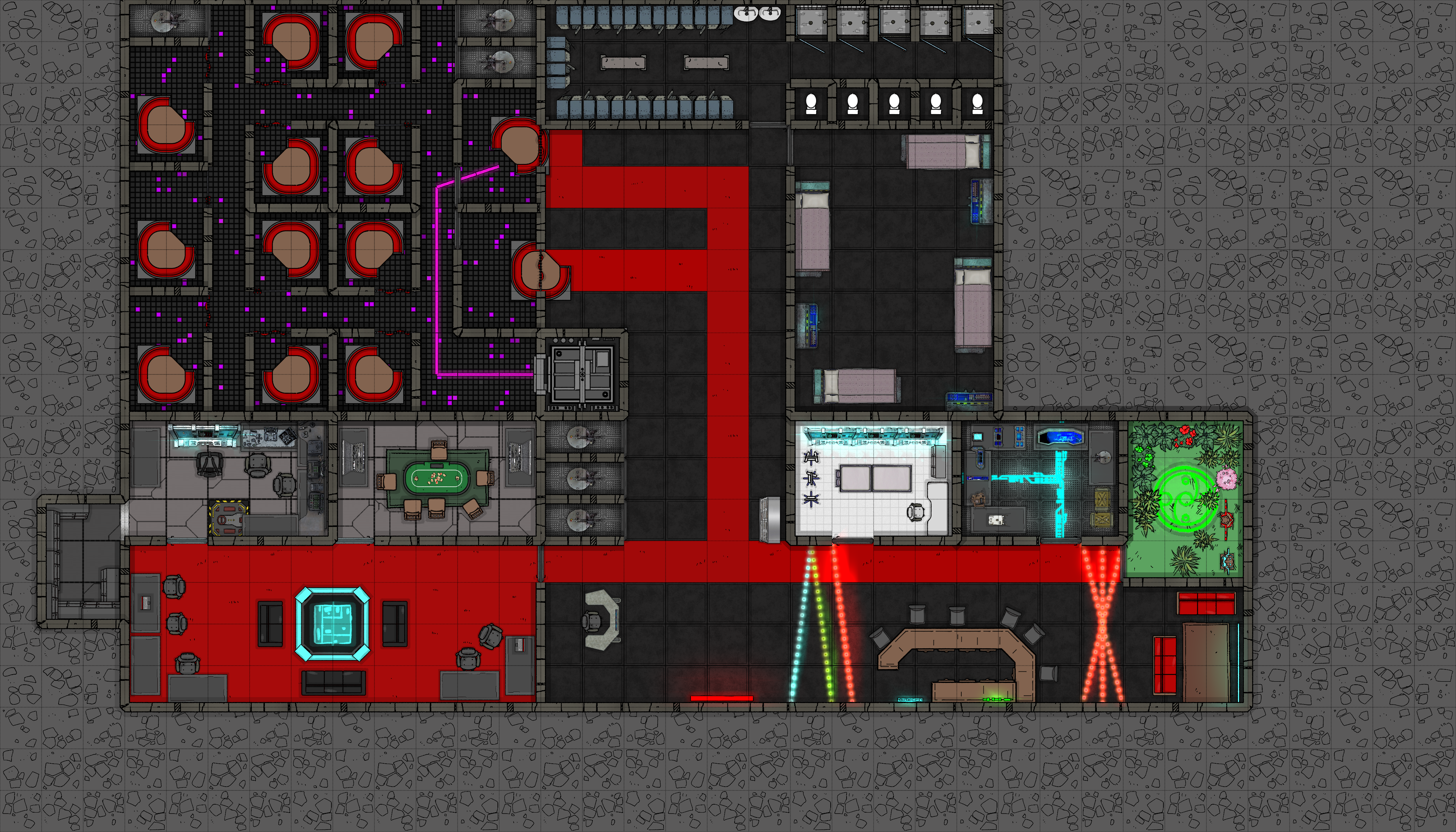 Shadowrun Toronto: The Red Carpet Runner Haven [42x24] [Map ...