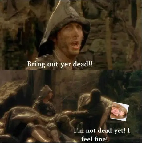 she wasn't dead yet (RIP tanya roberts)
