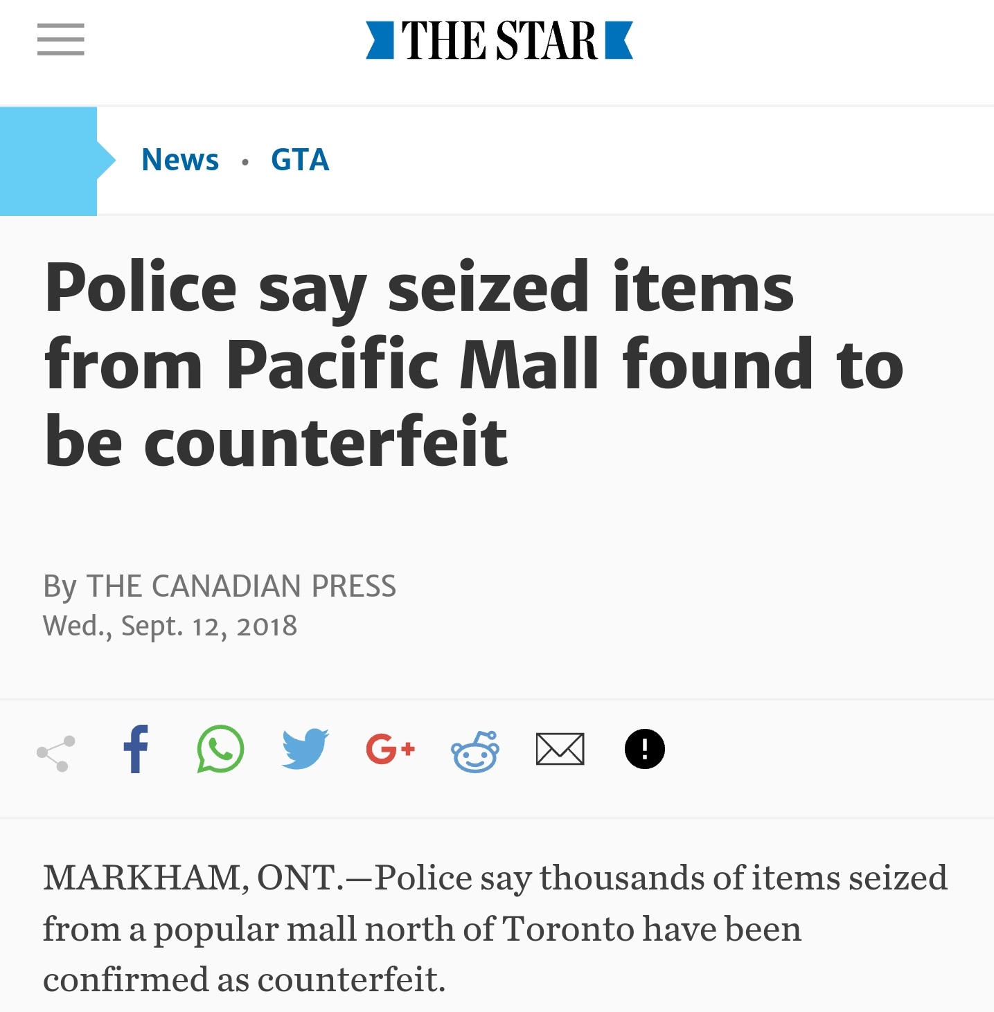 Shocking - Counterfeit goods at Pacific Mall | Scrolller
