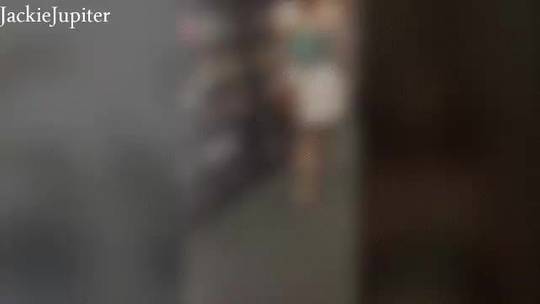 Showing you my boobs with mall security behind me [gif]