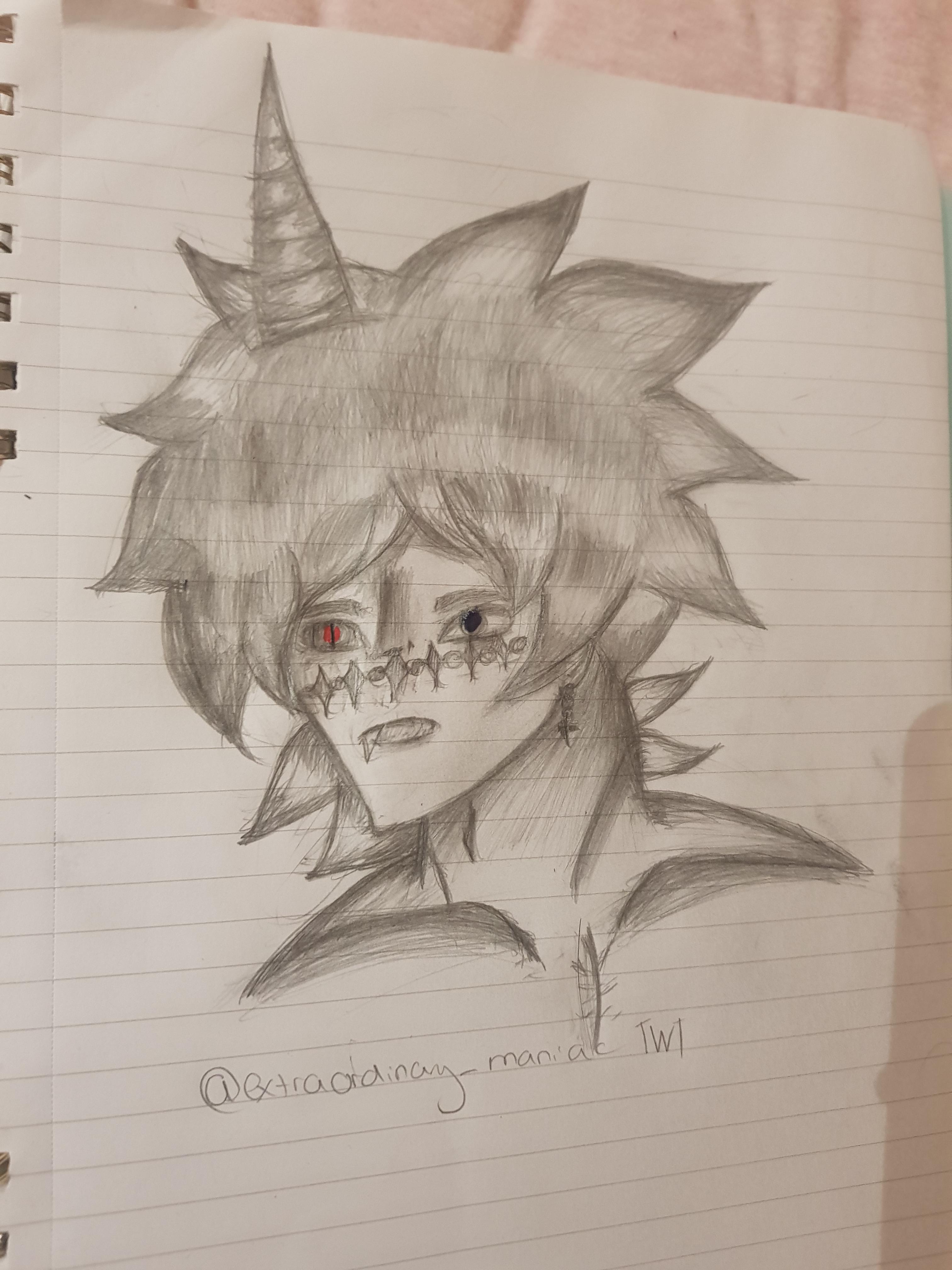 Since Asta's dad hasn't been revealed yet, I drew him one. My first