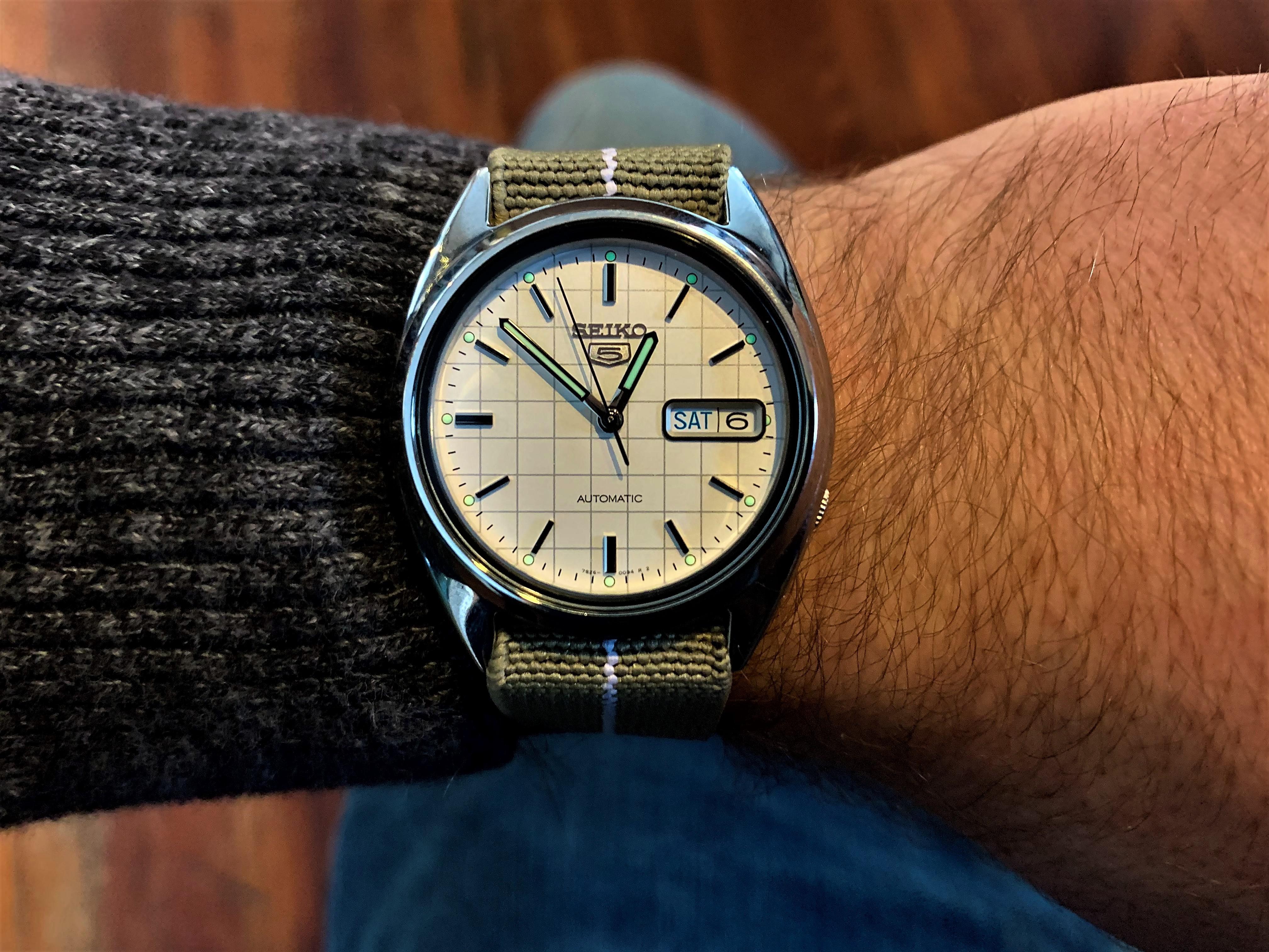 [SNKF05] Graph Paper's still my favorite Seiko 5 | Scrolller