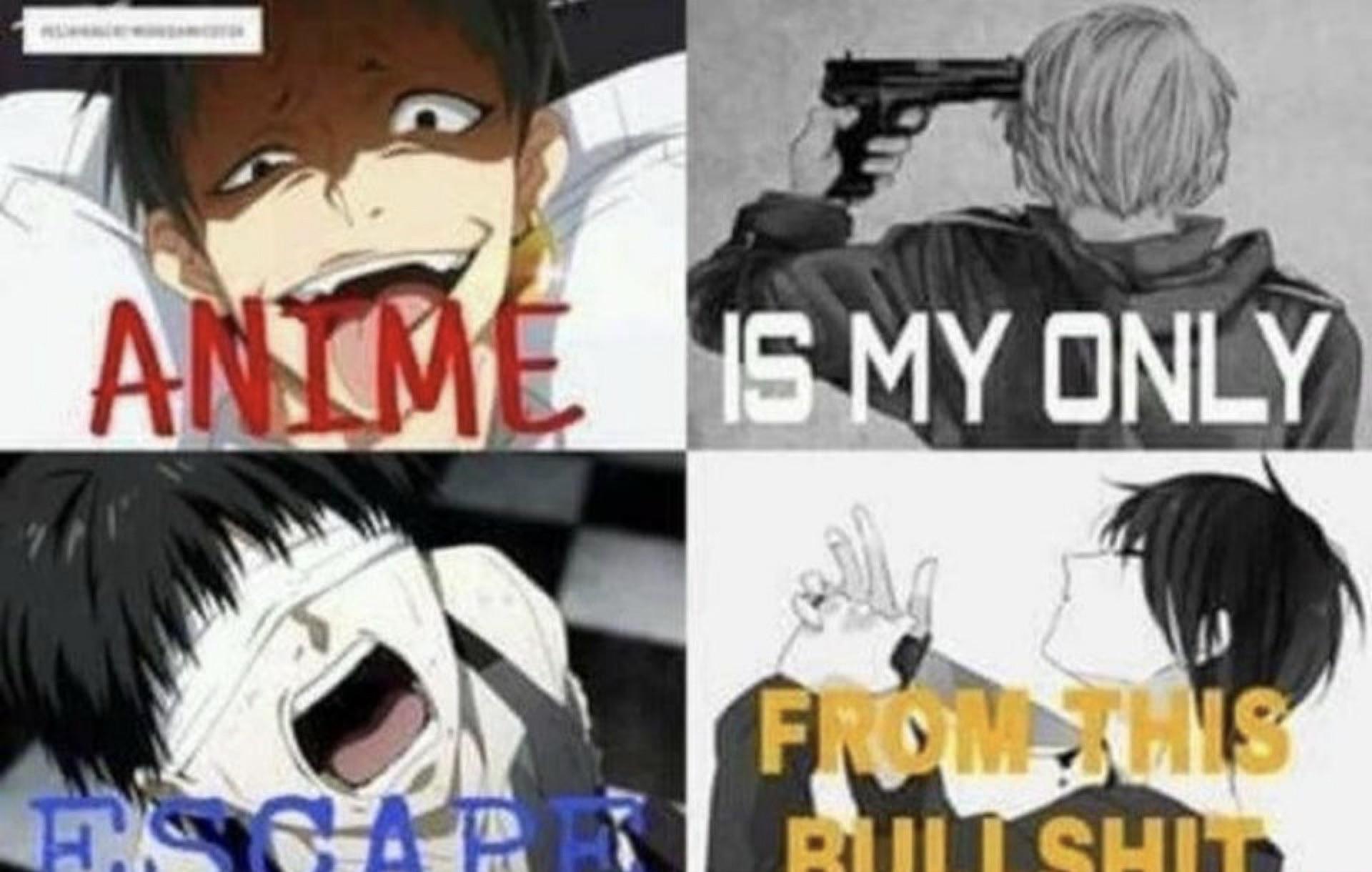 Some edgy anime garbage | Scrolller