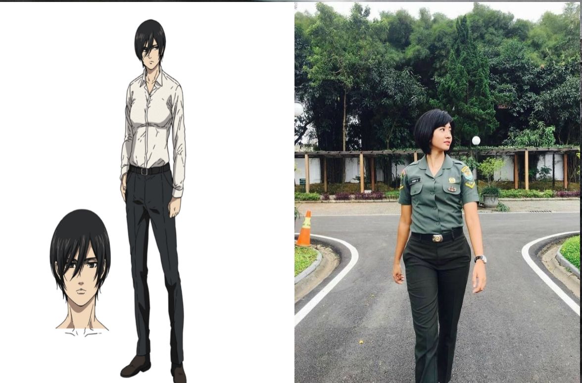 Some Horny People : why mikasa look like a man ? It's unrealistic she ...