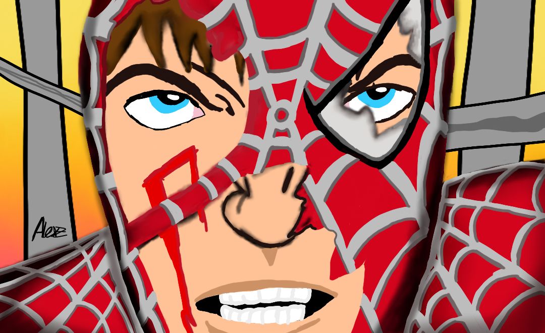 Spider Man Battle Damage Suit Fan Art Scrolller