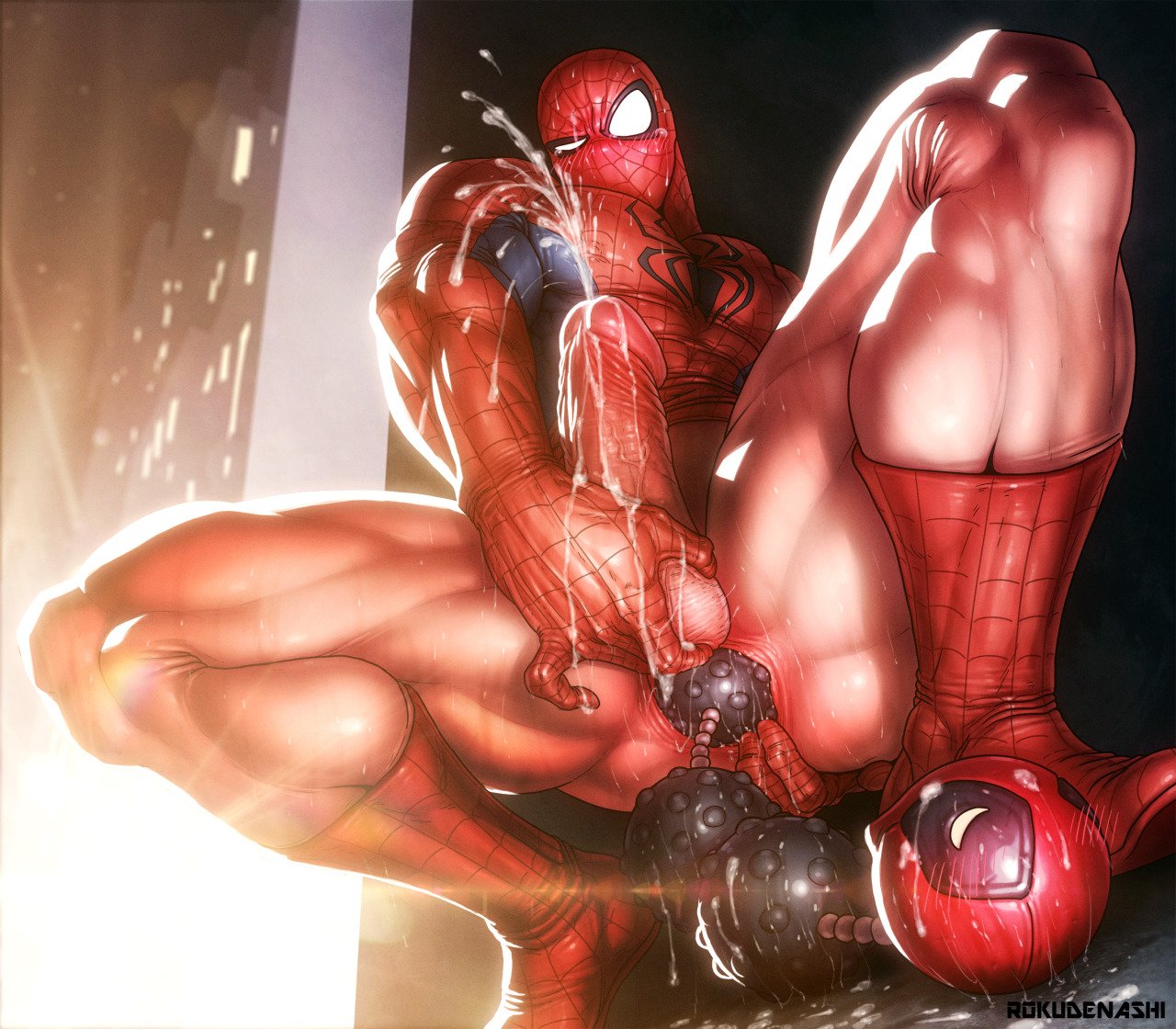 Spidey plays with balls Scrolller 