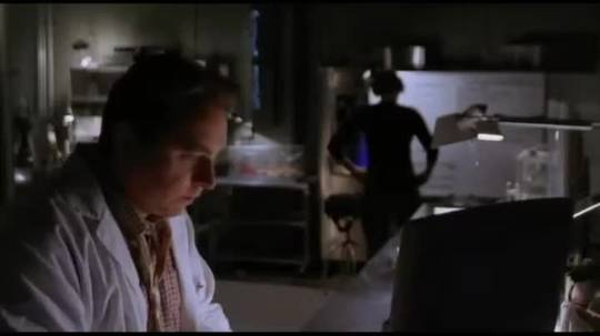 [Stargate SG-1 S7E9] Writing a C# crypto example on a whiteboard to ...