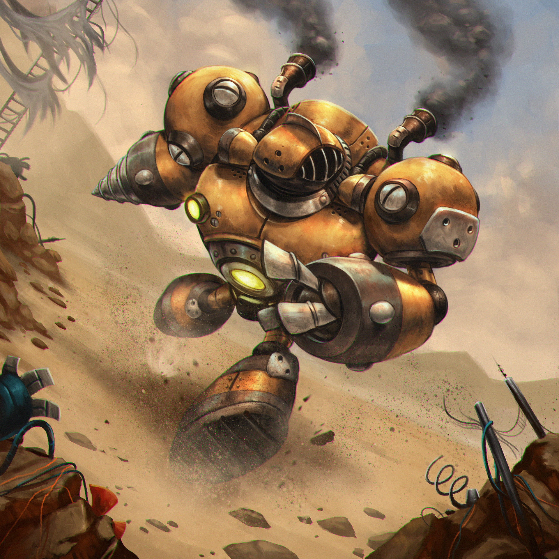 Steam Powered War Engine by CJ Centeno | Scrolller