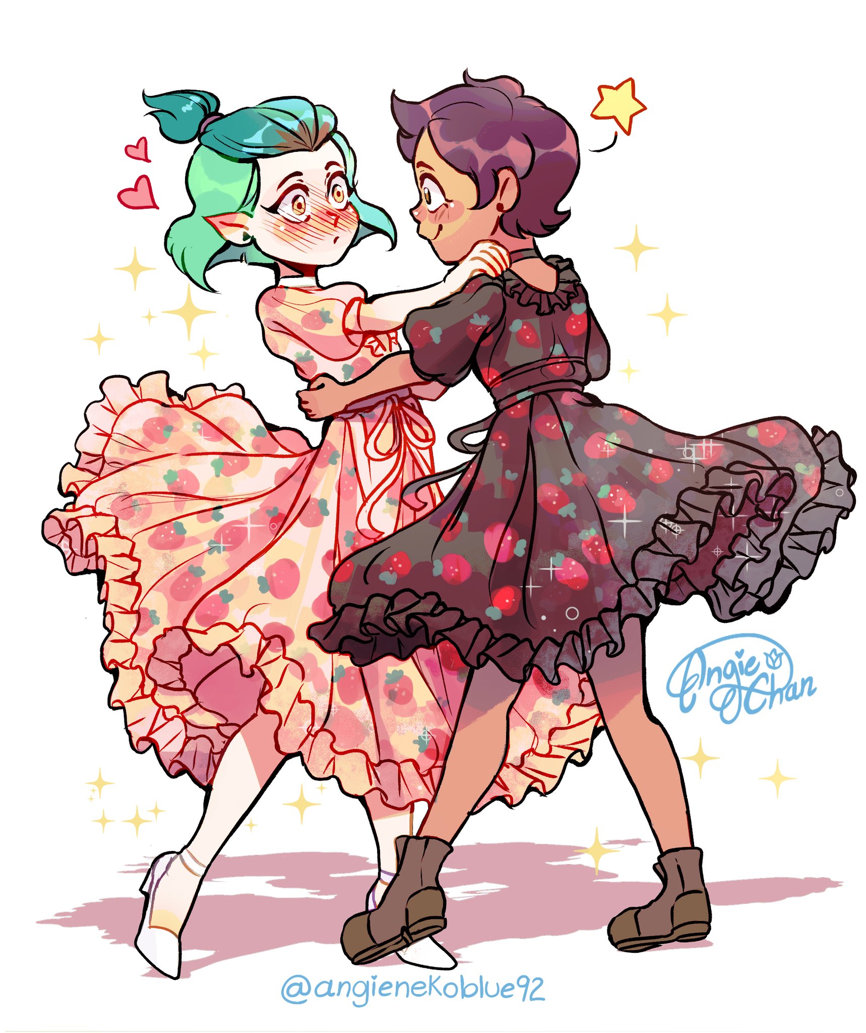 Strawberry Dresses by AngieChan | Scrolller
