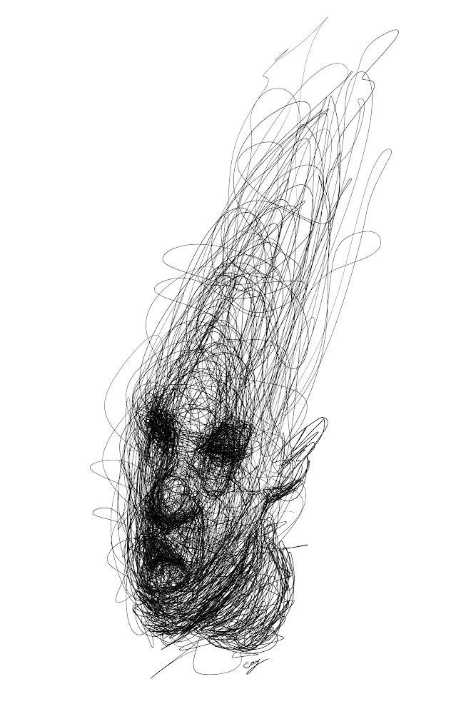 stretched, me, digital, 2020 Scrolller