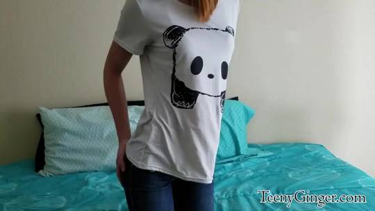 Stripping Out Of My Cute Panda Shirt Scrolller