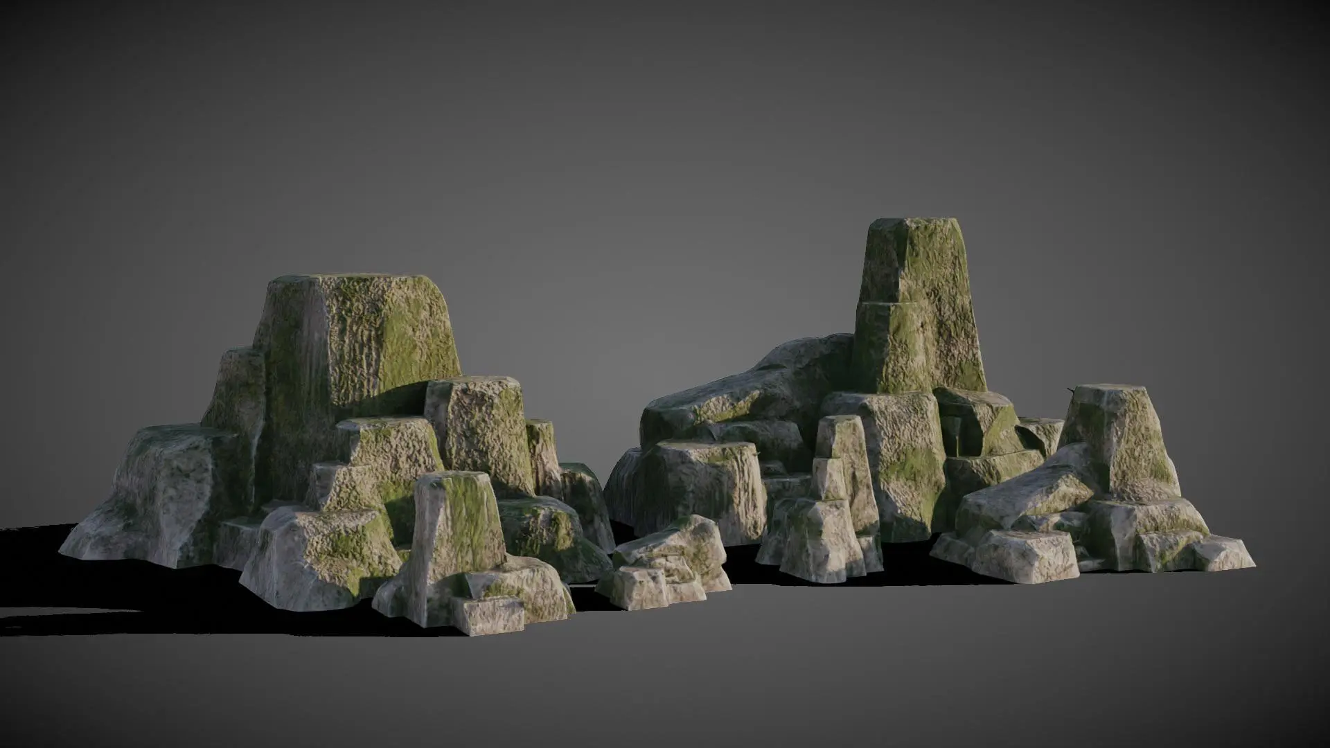 Stylized Rocks Set Free Stylized Rocks Set | Scrolller