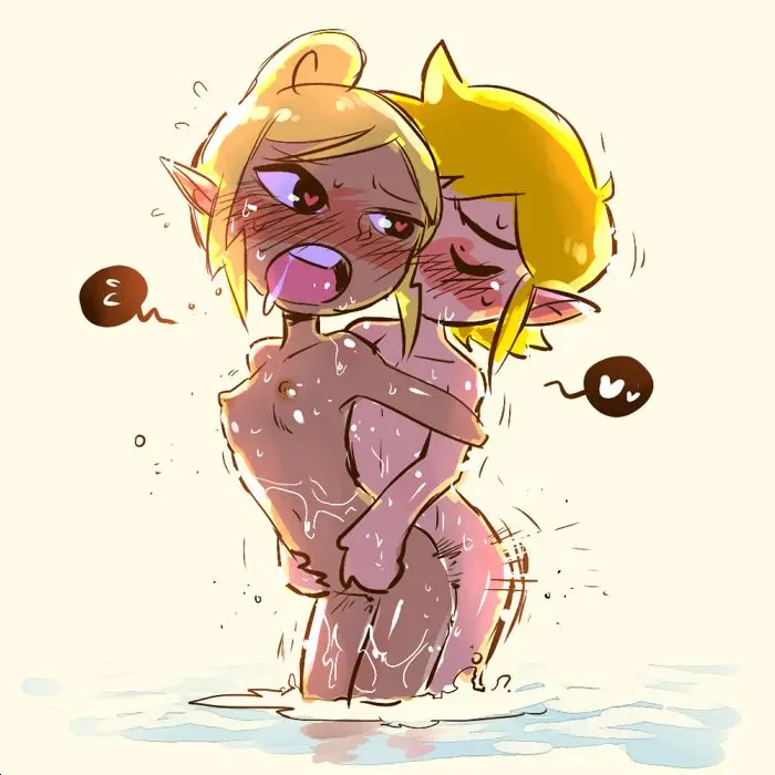 Tetra from The Legend of Zelda in various hentai and rule 34 fan art scenes featuring nudity and tentacles