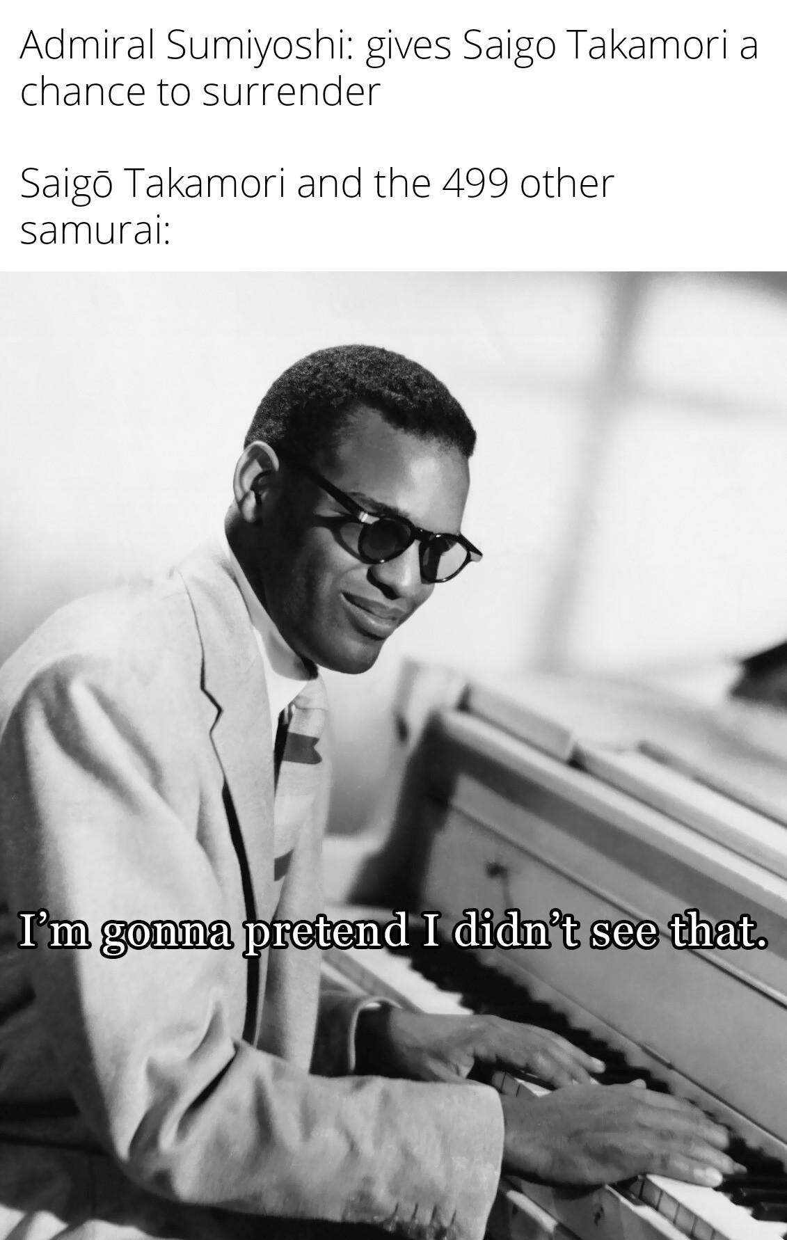 The 500 remaining samurai of the Satsuma rebellion would be killed at