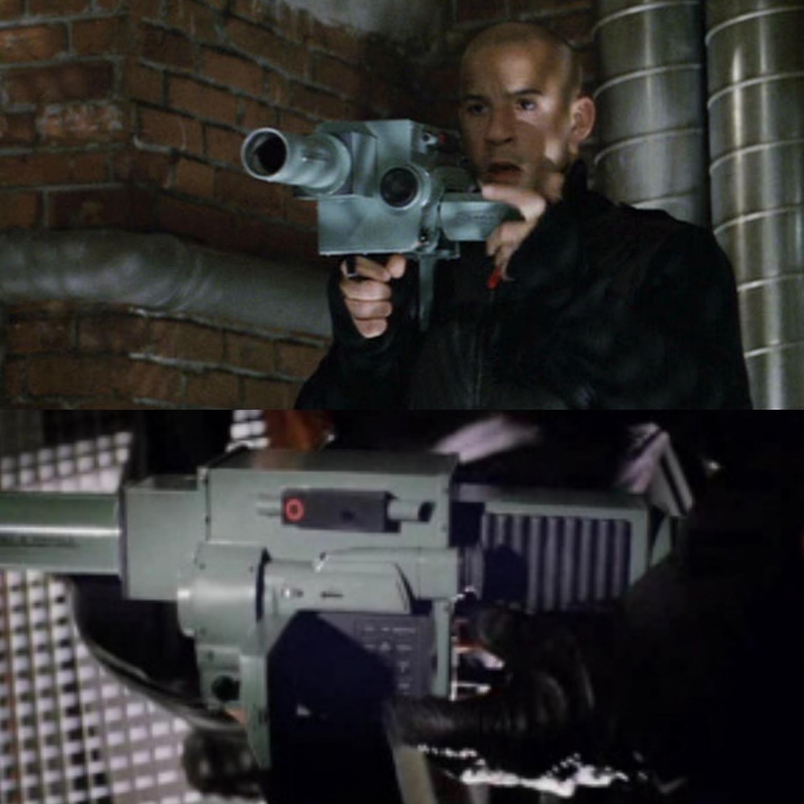 The bazooka from xXx is a camcorder with pvc pipe and little doodads