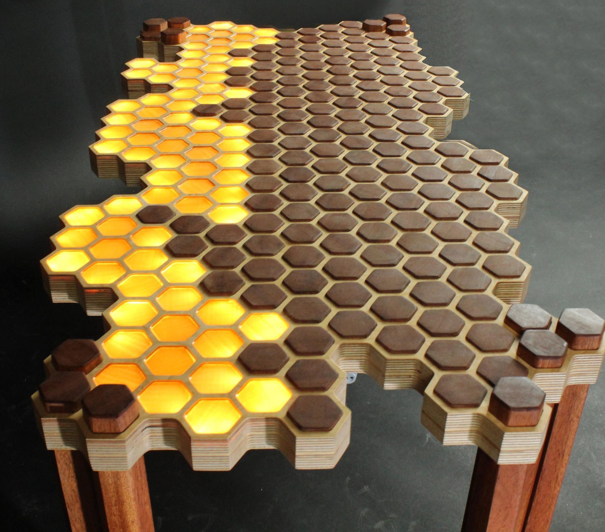 Festoons Table The festoon table, inspired by honeybees. | Scrolller
