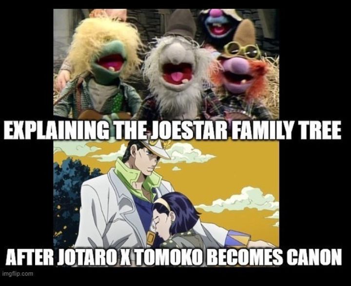 The Joestar family tree if Jotaro x Tomoko was canon | Scrolller