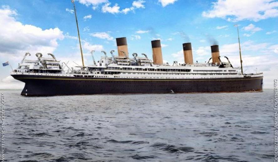 The RMS Britannic In Color | Scrolller