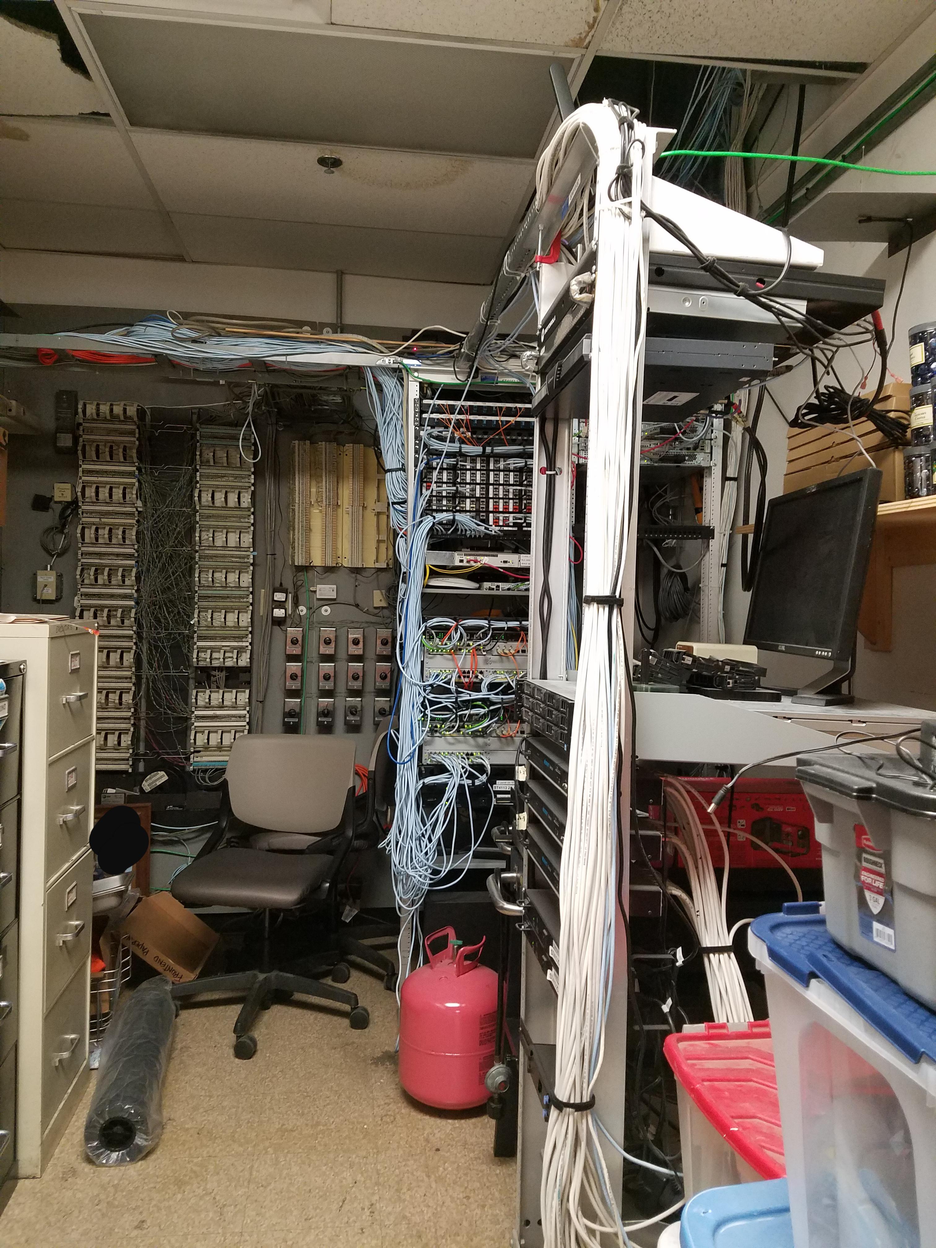 The server room at a retail store I used to work at. | Scrolller
