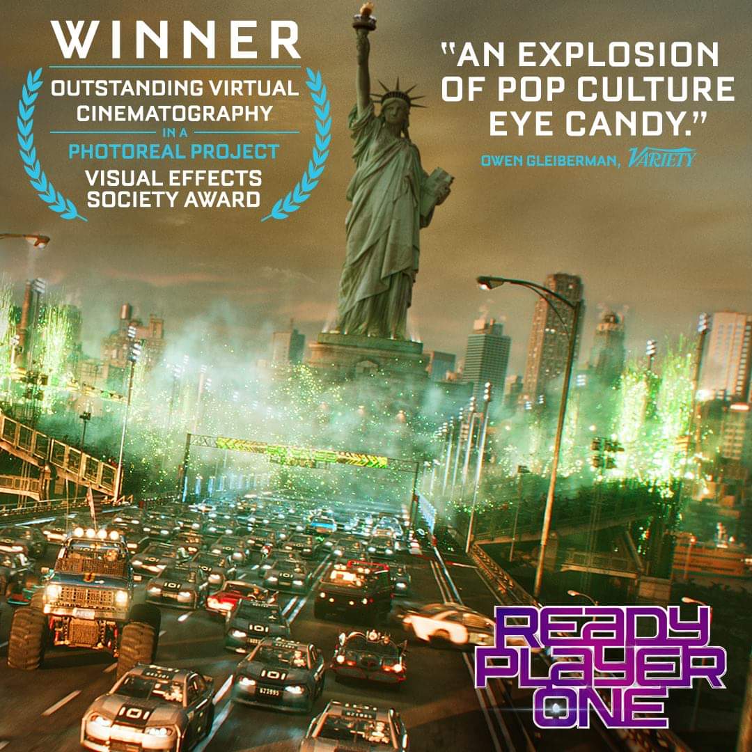 The visual effects team behind Ready Player One has won for Outstanding ...