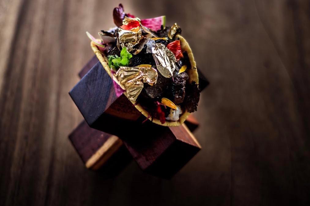 The world’s most expensive taco, worth 25,000 USD, contains black